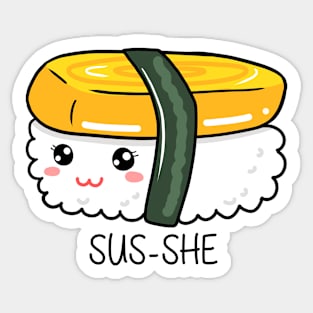 Sus-she Sticker